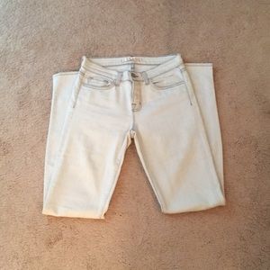 J BRAND white/gray skinny jeans